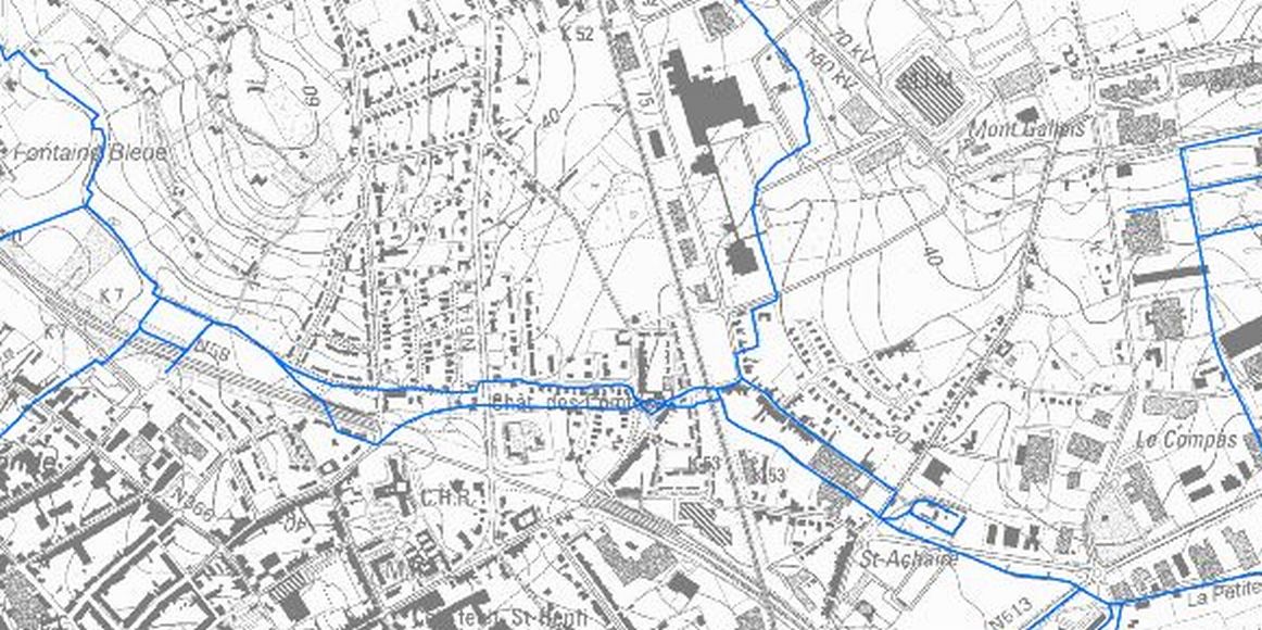 carte hydrographique